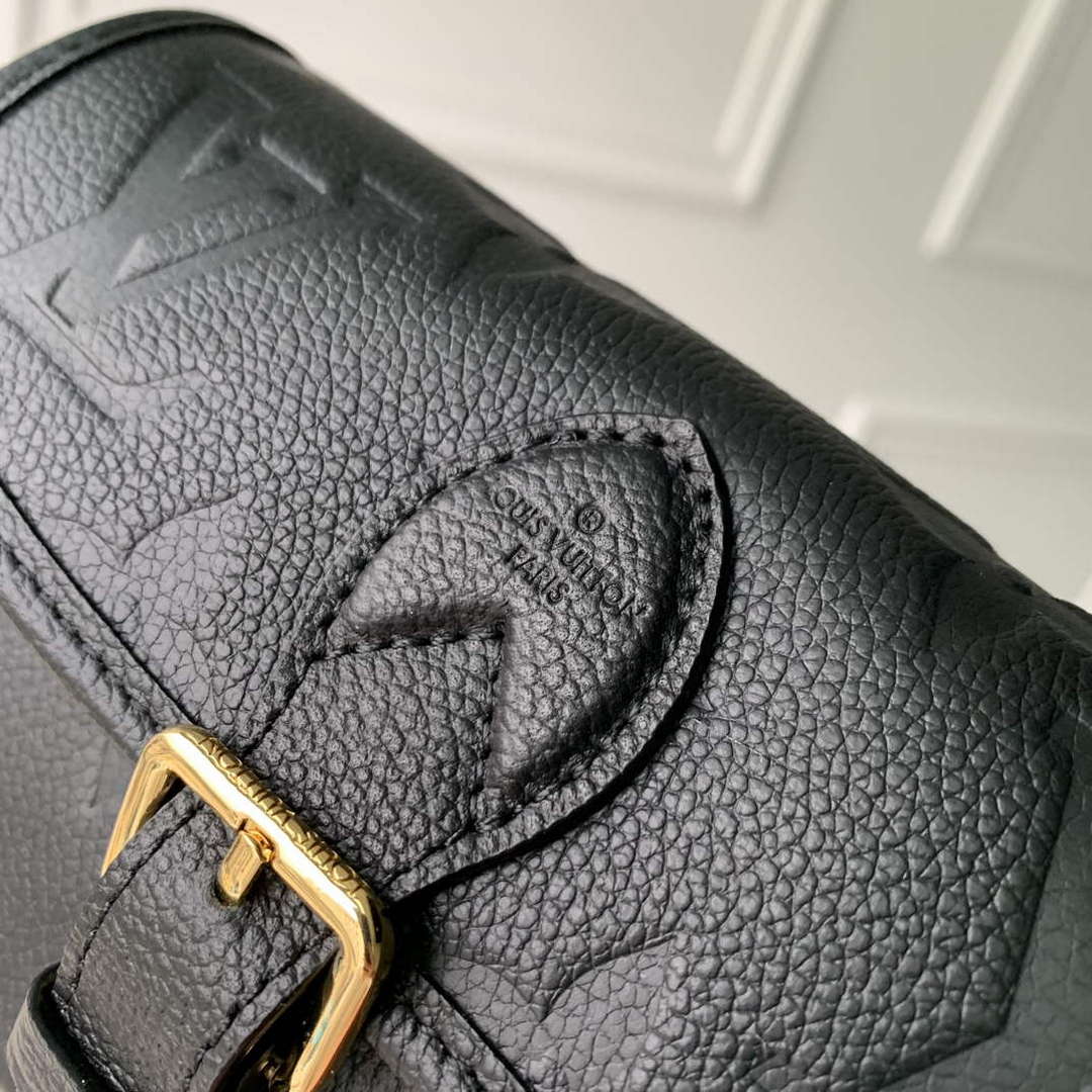 LV M83566 Louis Vuitton Nano Diane Bag Empreinte leather Black - Default Title - View 5