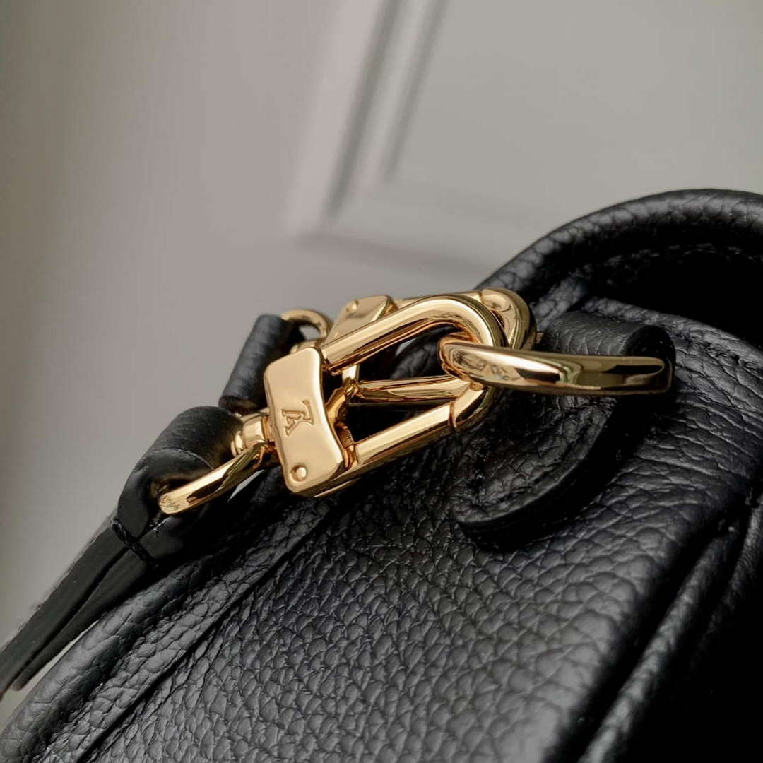 LV M83566 Louis Vuitton Nano Diane Bag Empreinte leather Black