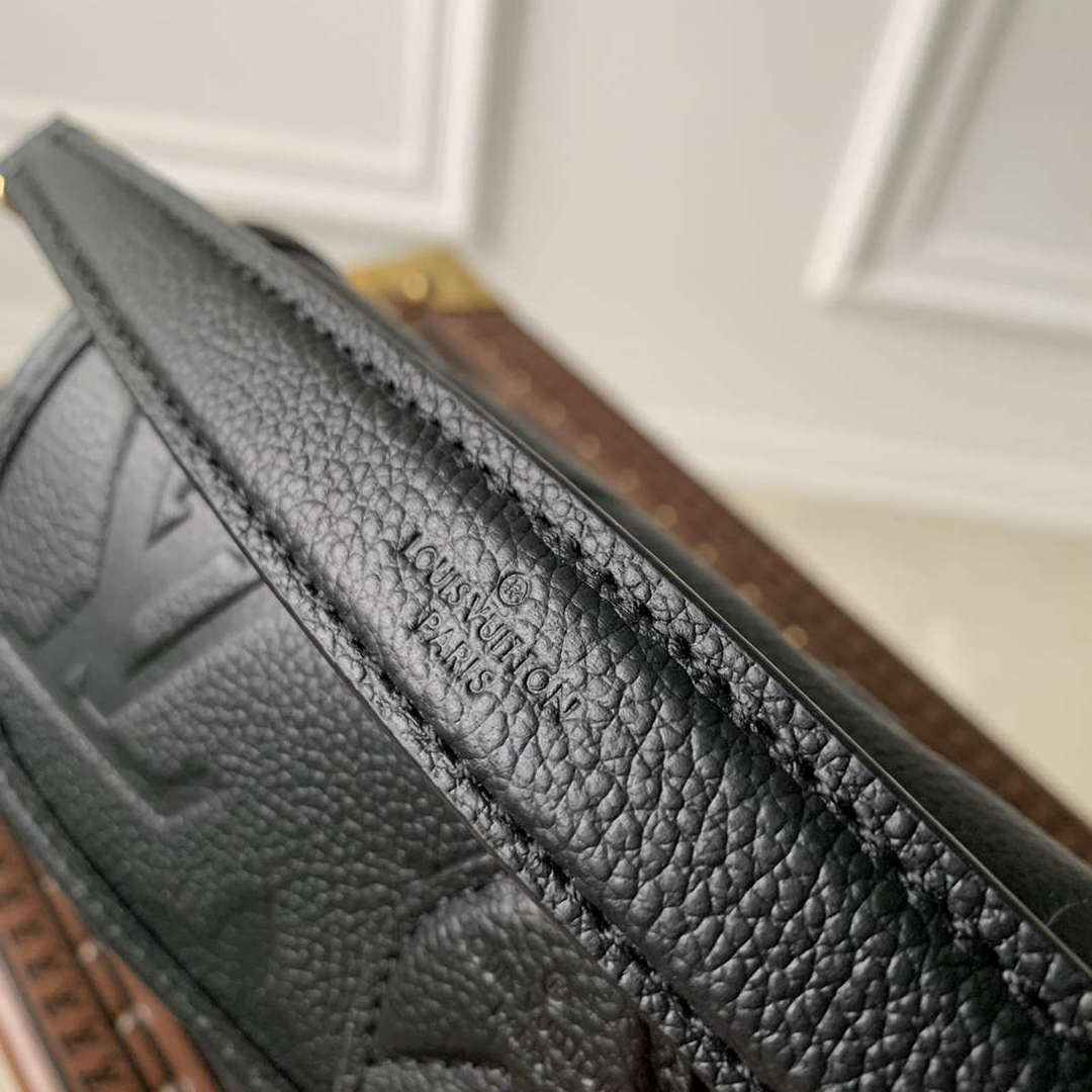 LV M83566 Louis Vuitton Nano Diane Bag Empreinte leather Black - Default Title - View 7