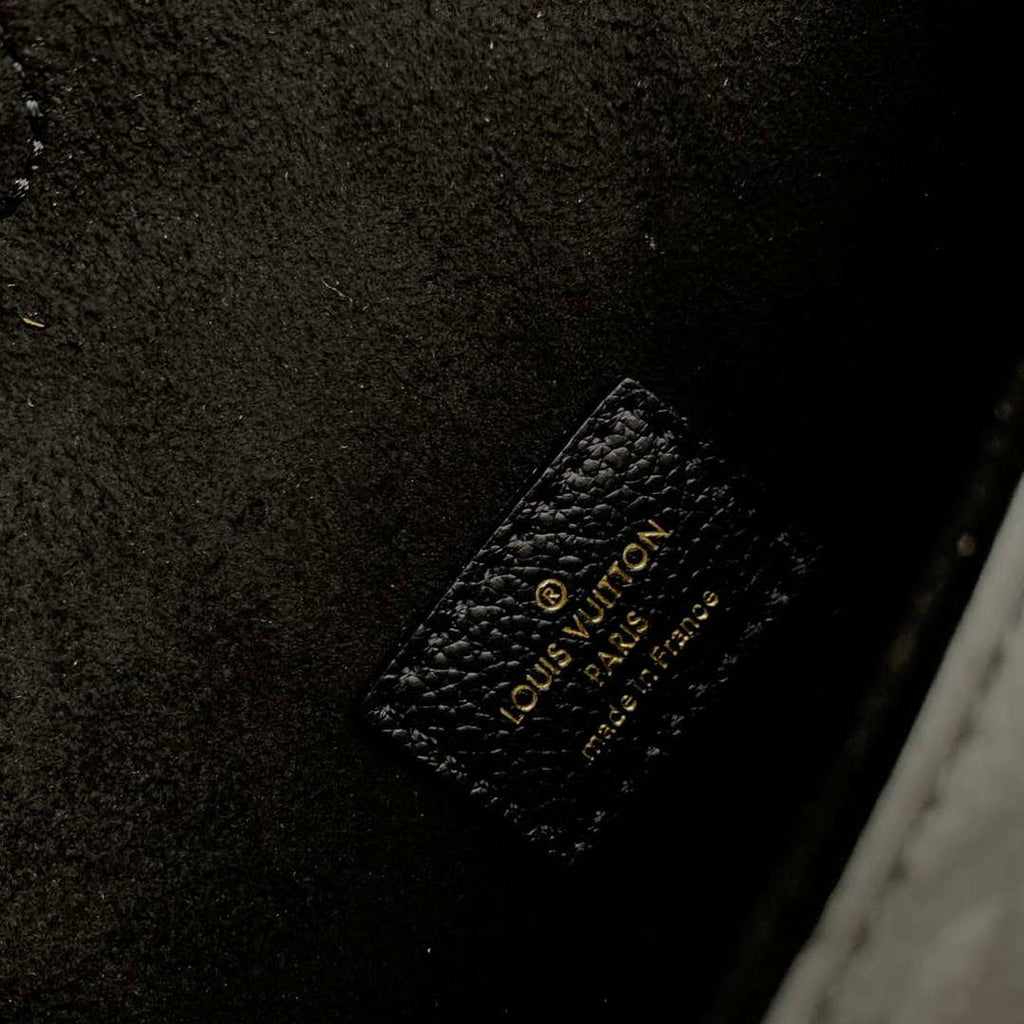 LV M83566 Louis Vuitton Nano Diane Bag Empreinte leather Black