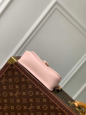 LV M83566 Louis Vuitton Nano Diane Bag Monogram Empreinte leather Opale Pink - Default Title - View 4