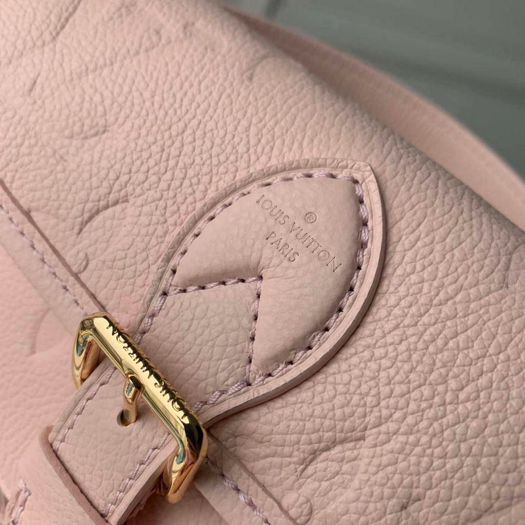 LV M83566 Louis Vuitton Nano Diane Bag Monogram Empreinte leather Opale Pink