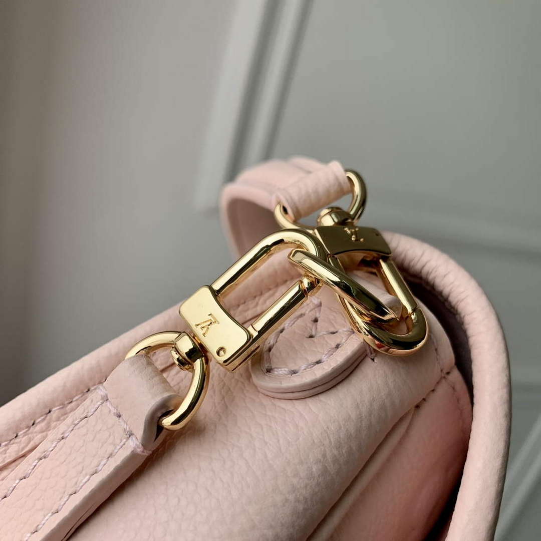 LV M83566 Louis Vuitton Nano Diane Bag Monogram Empreinte leather Opale Pink - Default Title - View 6