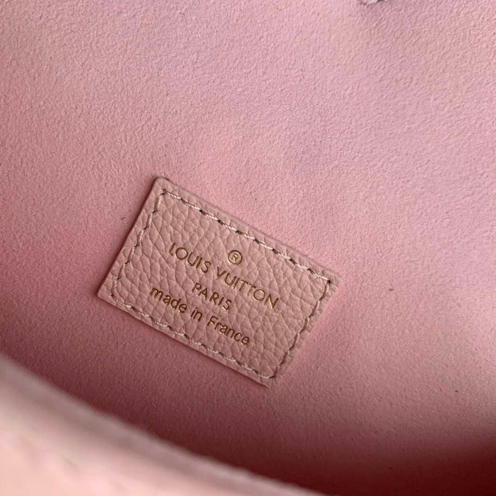 LV M83566 Louis Vuitton Nano Diane Bag Monogram Empreinte leather Opale Pink