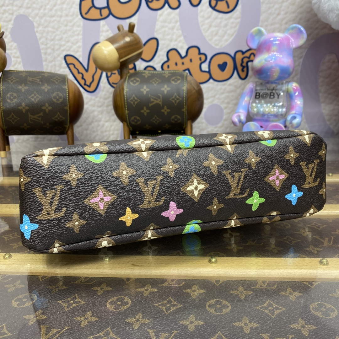 LV M83568 Louis Vuitton Pochette Voyage Souple Chocolate - Default Title - View 4