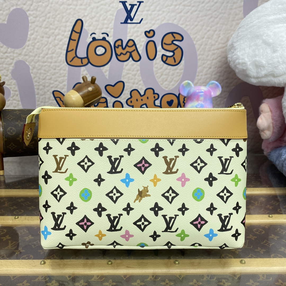 LV M83568 Louis Vuitton Pochette Voyage Souple Vanilla - Default Title - View 2