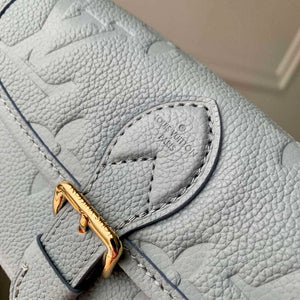 LV M83592 Louis Vuitton Nano Diane Bag Monogram Empreinte leather Olympe Blue - Default Title - View 5