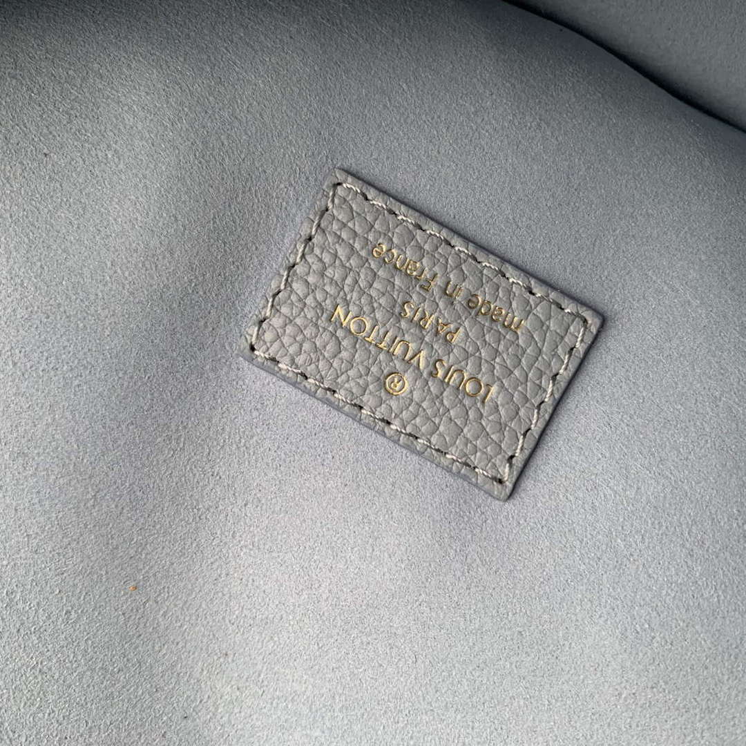 LV M83592 Louis Vuitton Nano Diane Bag Monogram Empreinte leather Olympe Blue