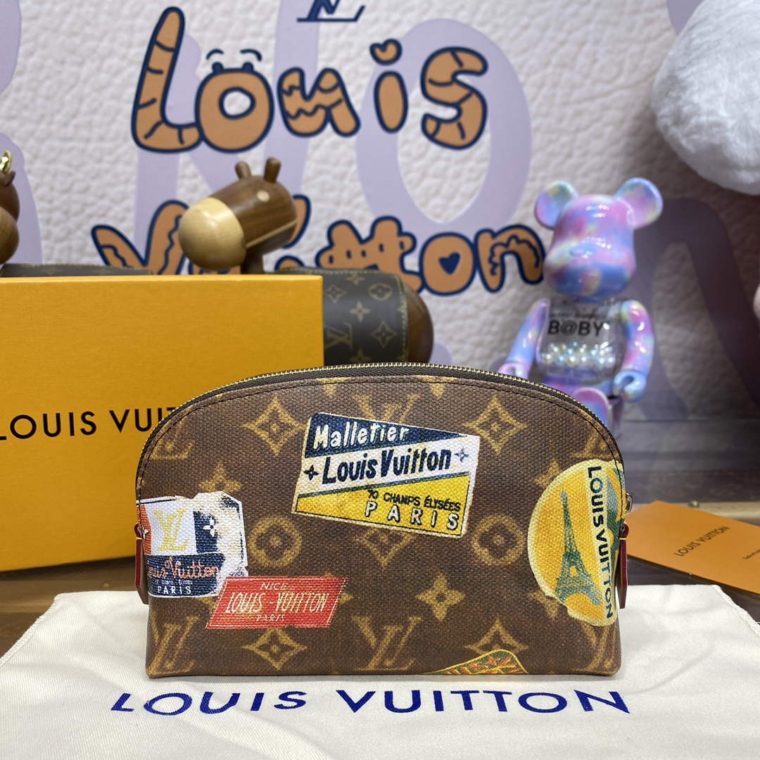LV M83597 Louis Vuitton Cosmetic Pouch Bag Monogram Canvas - Default Title - View 2