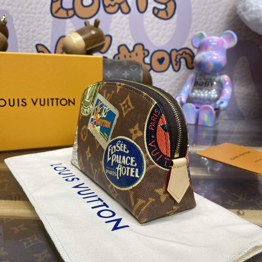 LV M83597 Louis Vuitton Cosmetic Pouch Bag Monogram Canvas - Default Title - View 3