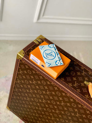 LV M83625 Louis Vuitton LV By The Pool Card Holder Blue - Default Title - View 4