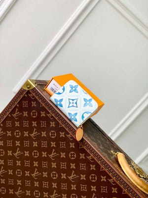 LV M83658 Louis Vuitton LV By The Pool Zippy Coin Purse Other Monogram Canvas Blue - Default Title - View 2