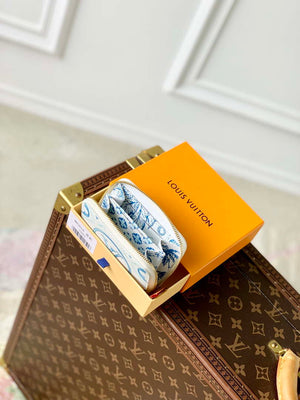 LV M83658 Louis Vuitton LV By The Pool Zippy Coin Purse Other Monogram Canvas Blue - Default Title - View 9