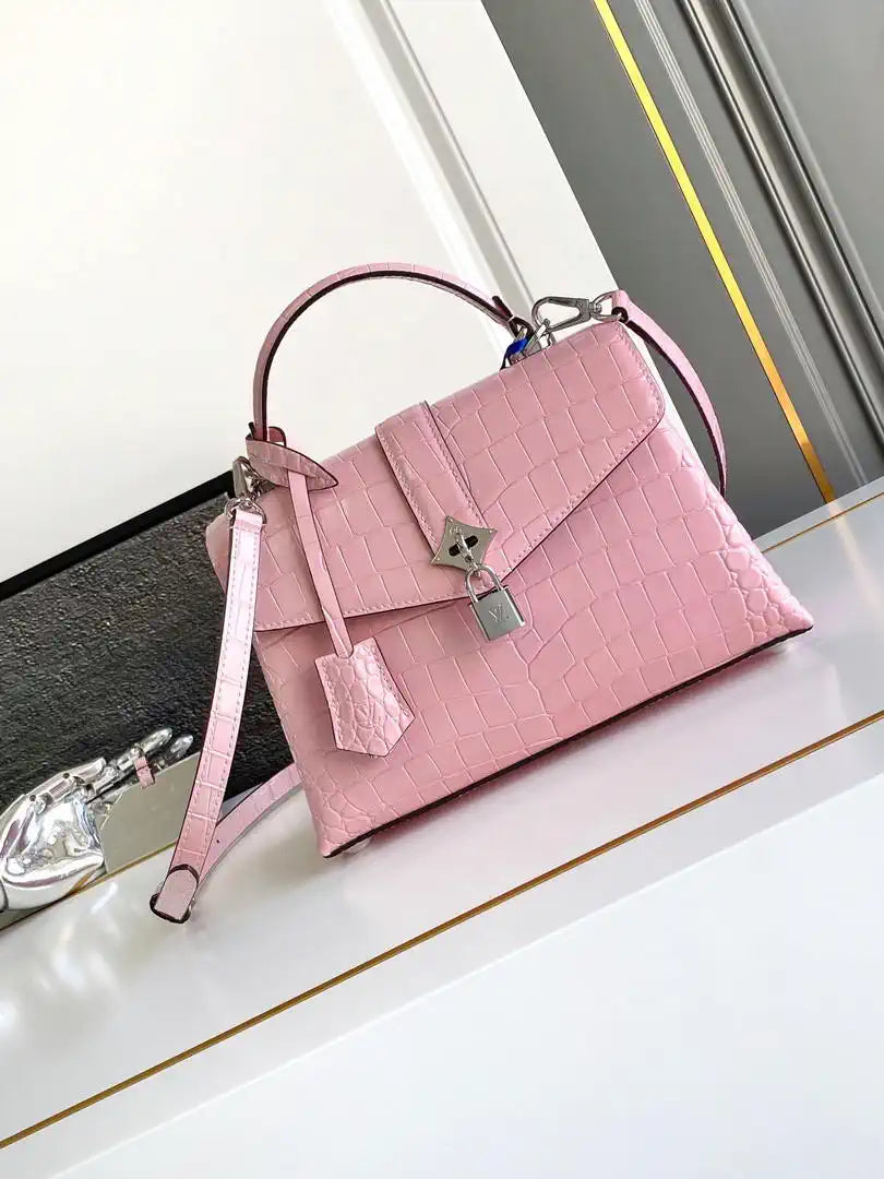 LV M84714 Louis Vuitton Crocodile pattern Pink