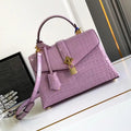 LV M84714 Louis Vuitton Crocodile pattern Purpel