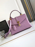LV M84714 Louis Vuitton Crocodile pattern Purpel