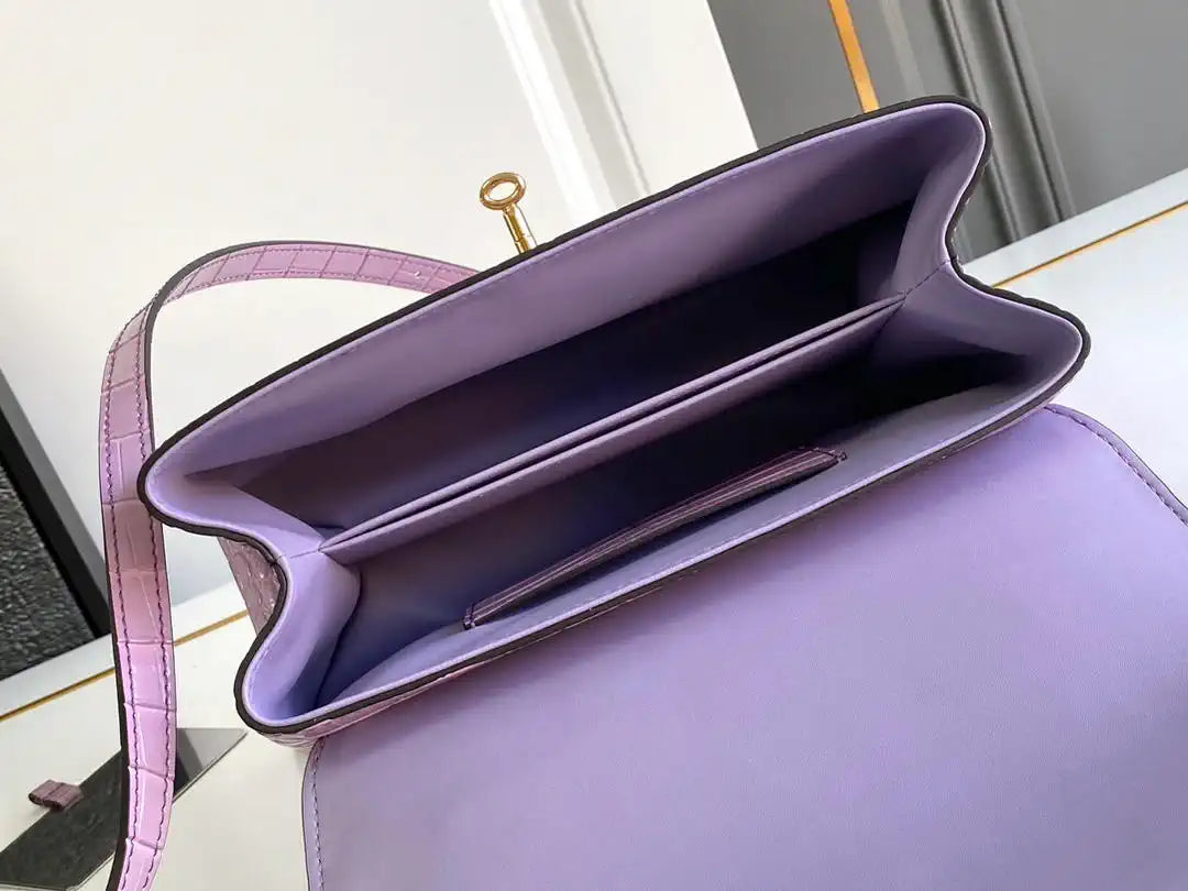 LV M84714 Louis Vuitton Crocodile pattern Purpel