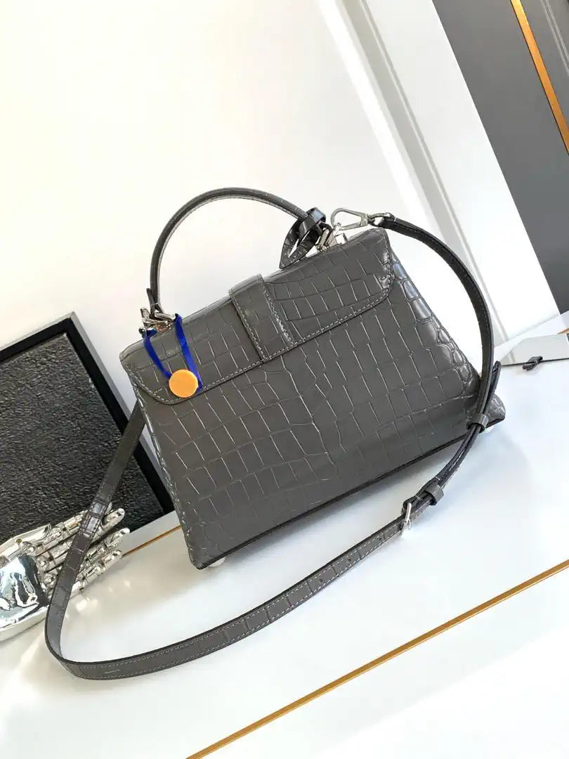 LV M84714 Louis Vuitton Crocodile pattern Gray