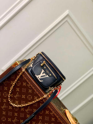 LV M85636 Louis Vuitton Mini Bumbag Navy Blue / Cream - Default Title - View 1