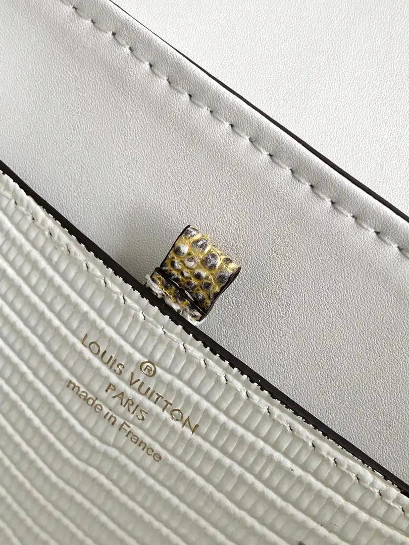 LV M87094 Louis Vuitton lizard leather BB Gilding