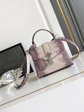 LV M87094 Louis Vuitton lizard leather BB Gradient pink