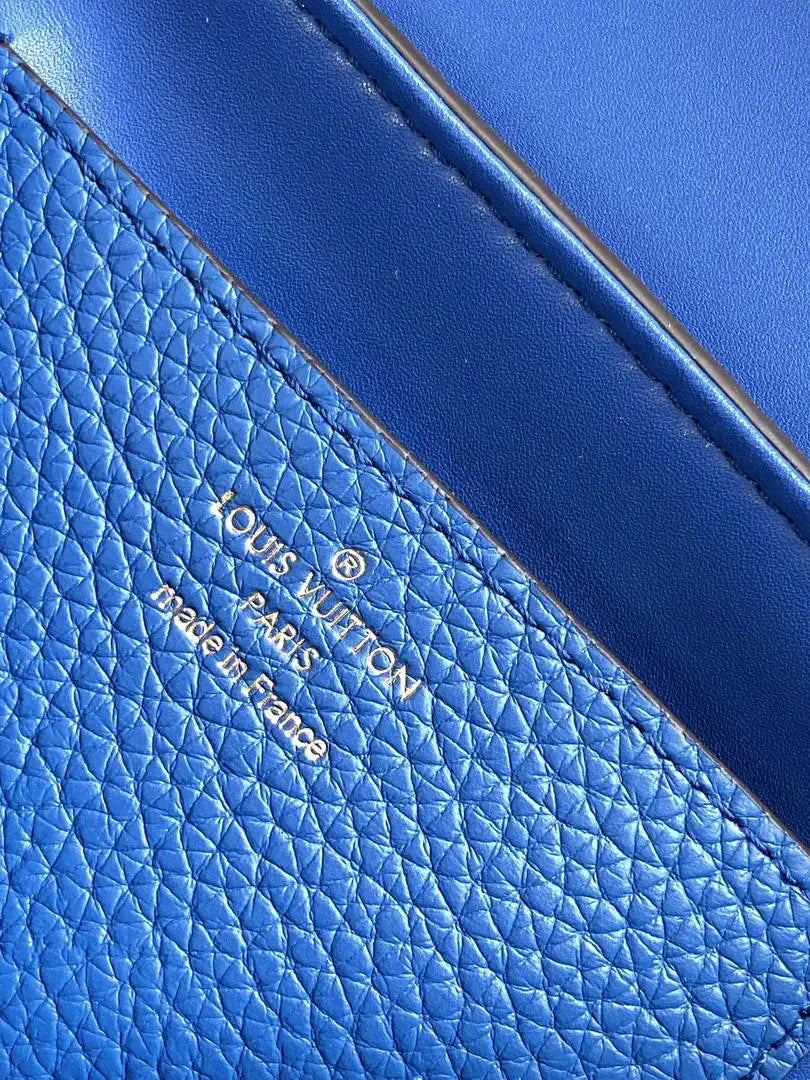 LV M86012 Louis Vuitton Leather Rose Des Vents Mini Blue