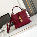 LV M86012 Louis Vuitton Leather Rose Des Vents Mini Wine Red