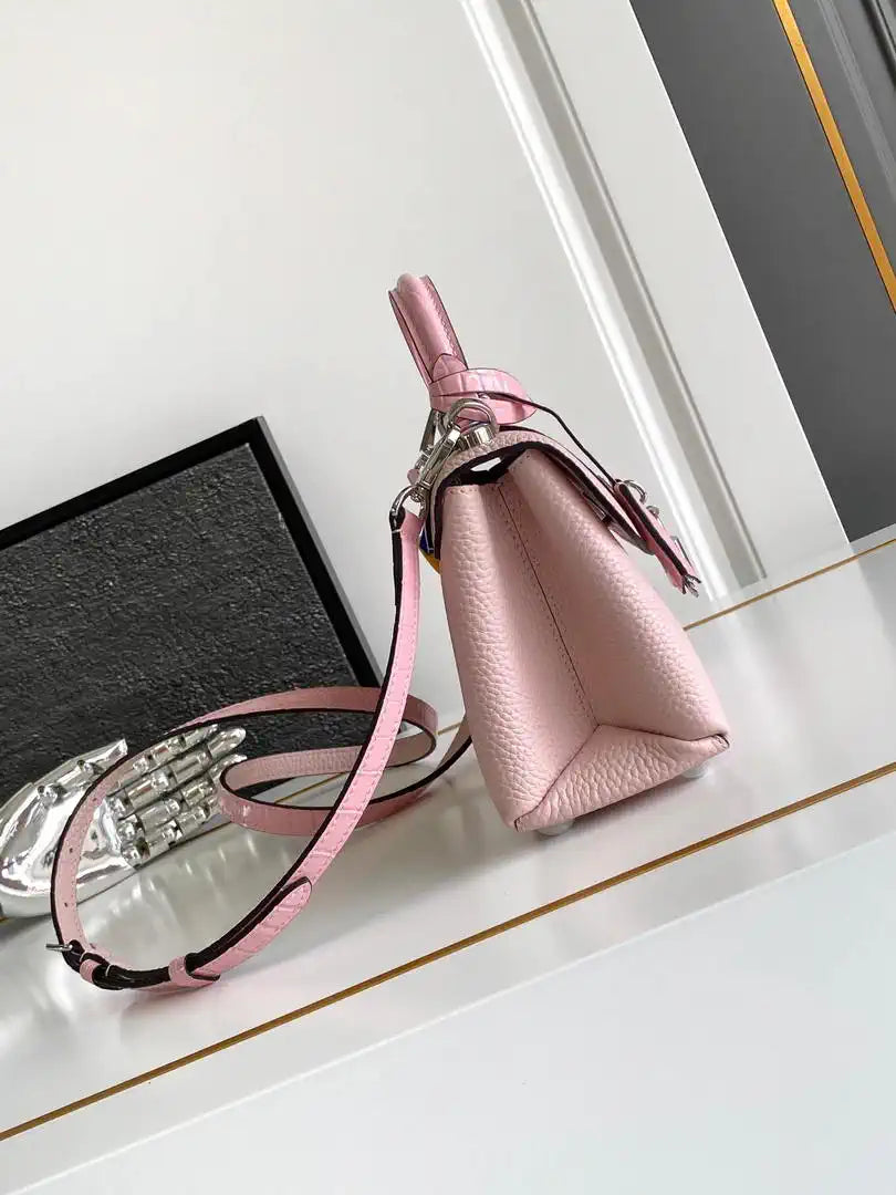 LV M86012 Louis Vuitton Leather Rose Des Vents Mini Pink