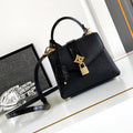 LV M86012 Louis Vuitton Leather Rose Des Vents Mini Black