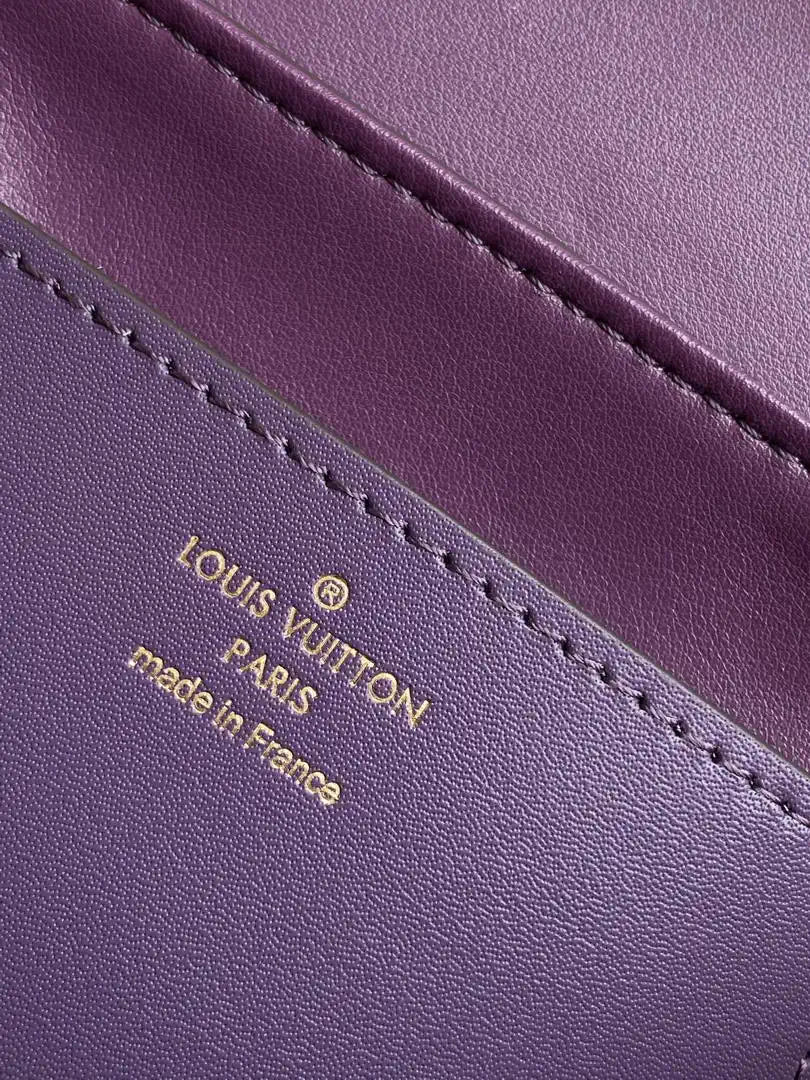 LV M87106 Louis Vuitton Ostrich Rose Des Vents Mini Purple