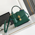 LV M87106 Louis Vuitton Ostrich Rose Des Vents Mini Green