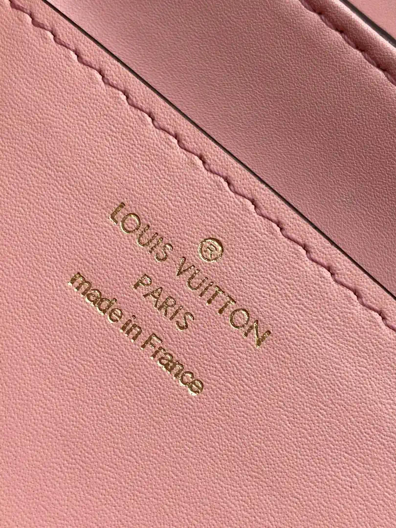 LV M87106 Louis Vuitton Ostrich Rose Des Vents Mini Pink