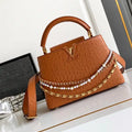 LV M87313 Louis Vuitton Ostrich Capucines BB Brown