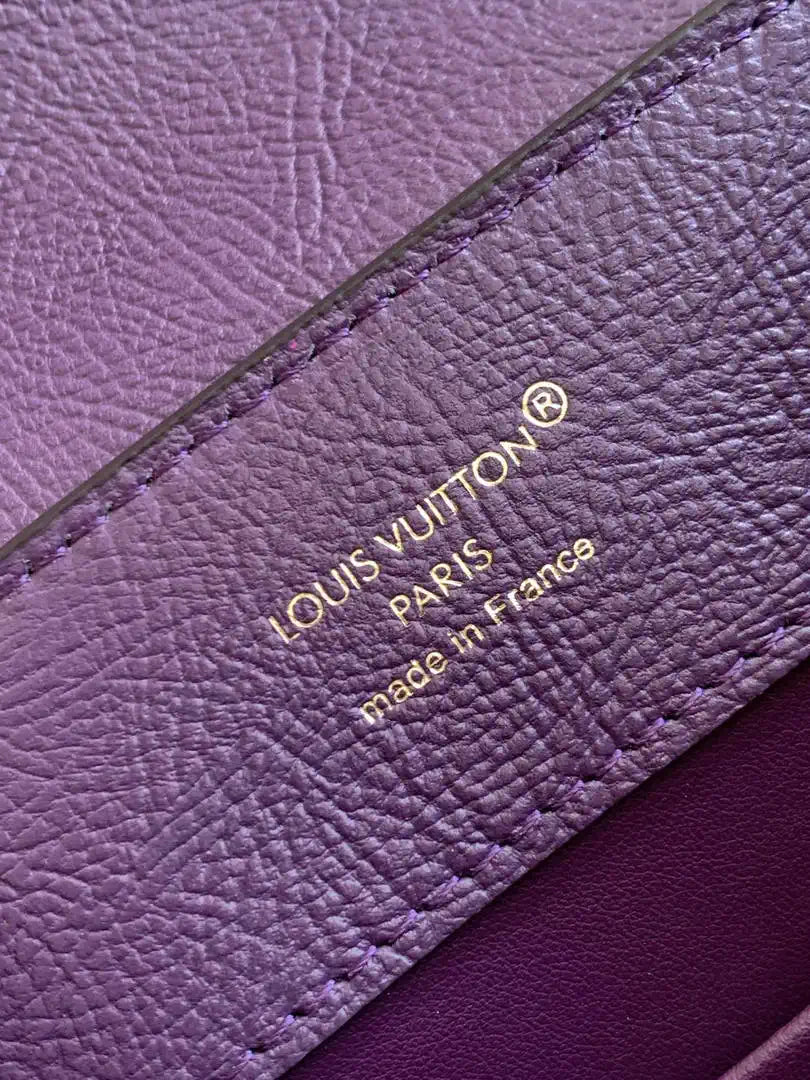 LV M87313 Louis Vuitton Ostrich Capucines BB Purple