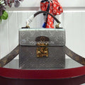 Lv M90502 Louis Vuitton Spring Street Monogram Vernis Bag M90375 Gray - Voguebags