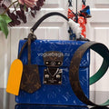 LV M90514 Louis Vuitton Spring Street Monogram Vernis Bag M90468 Blue - Voguebags