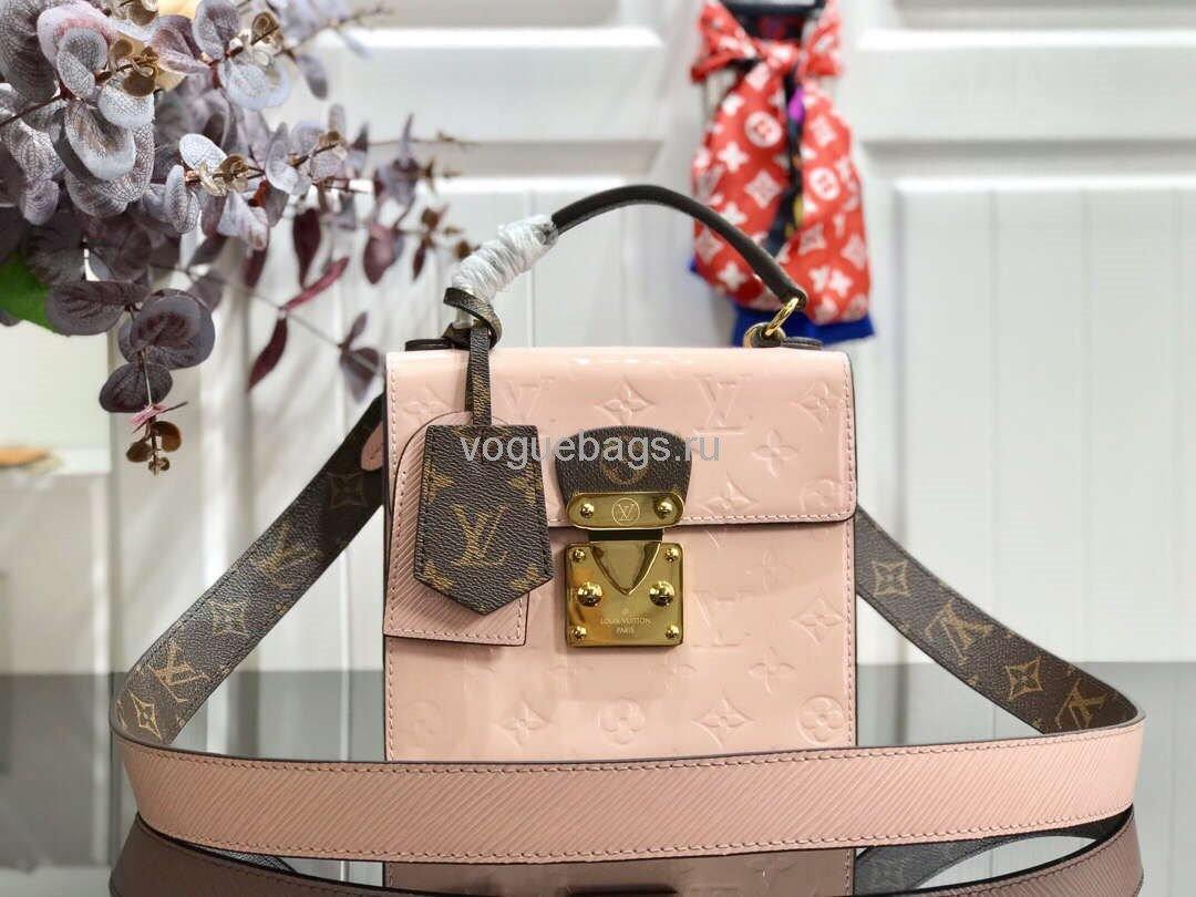 LV M90468 Louis Vuitton Spring Street Monogram Vernis M90514  Bag Cream - Voguebags