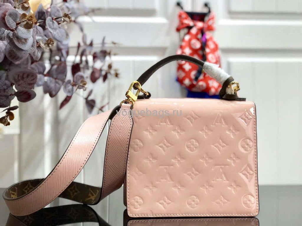 LV M90468 Louis Vuitton Spring Street Monogram Vernis M90514  Bag Cream - Voguebags