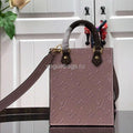 LV M90564 Louis Vuitton Petit Sac Plat Monogram Vernis M69442 Bag Pink - Voguebags