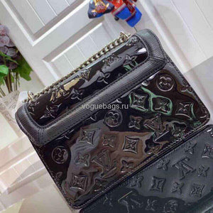 Louis Vuitton M90516 LV Wynwood Monogram Vernis Bag M90566 Black and  White - Voguebags