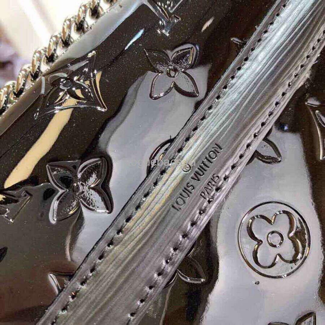 Louis Vuitton M90516 LV Wynwood Monogram Vernis Bag M90566 Black and  White - Voguebags