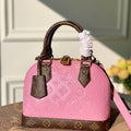 LV M90583 Louis Vuitton Alma BB Monogram Bag M90584 Pink - Voguebags