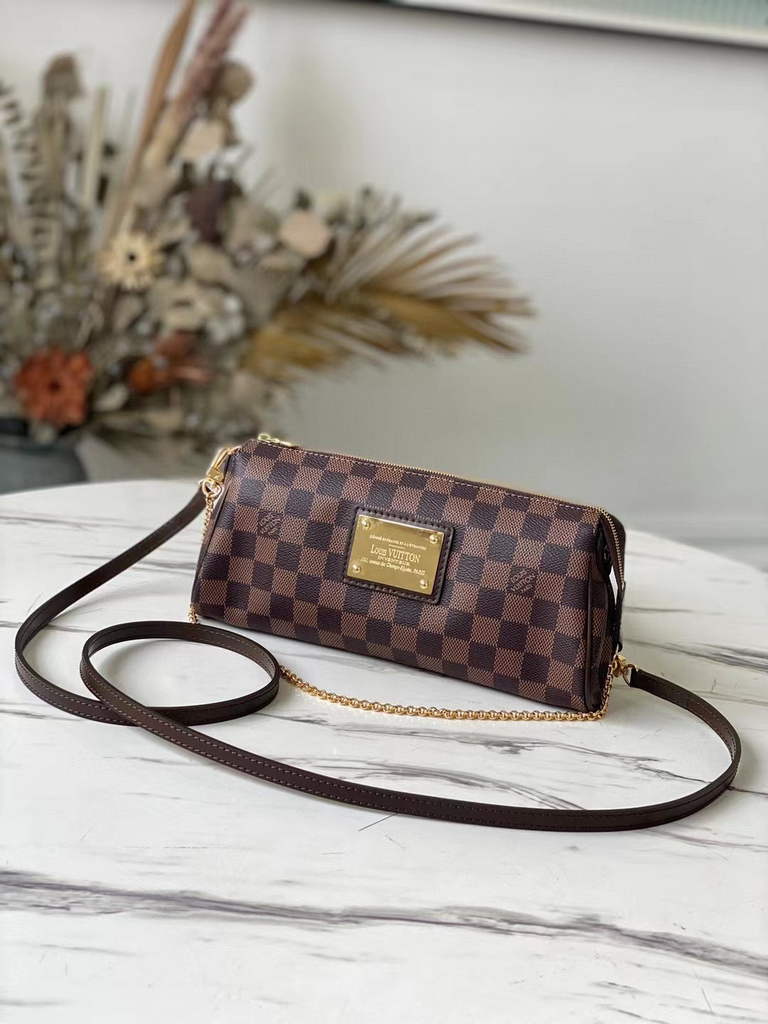 LV N55213 Louis Vuitton M95567  EVA Shoulder Bag N55214 Damier Ebene Canvas
