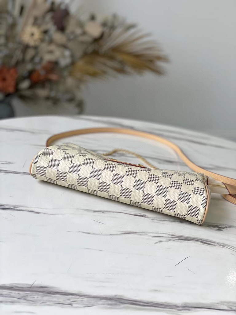 LV N55214 Louis Vuitton M95567  EVA Shoulder Bag N55213 Damier Azur Canvas