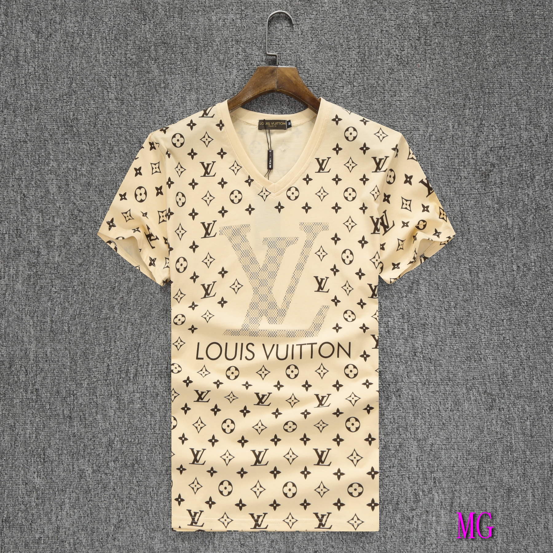 LV Men T-Shirts Louis Vuitton Fashion Clothing L60089