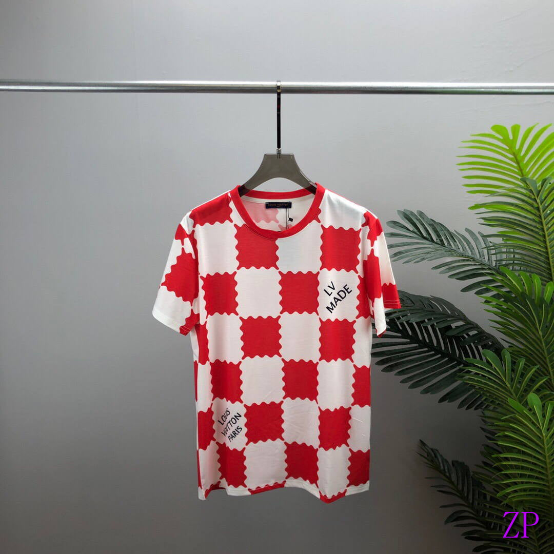 LV Men T-Shirts Louis Vuitton Fashion Clothing L60044