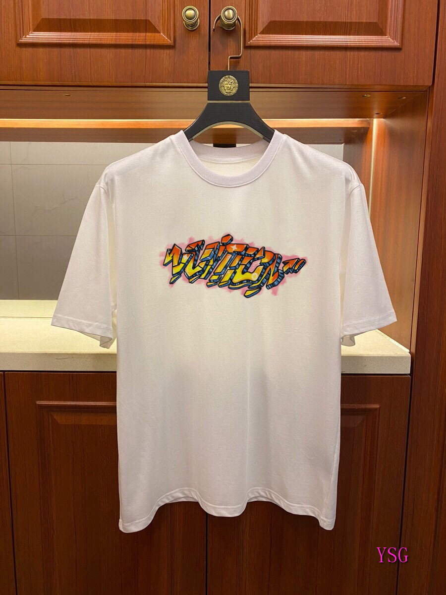 LV Men T-Shirts Louis Vuitton Fashion Clothing L60166