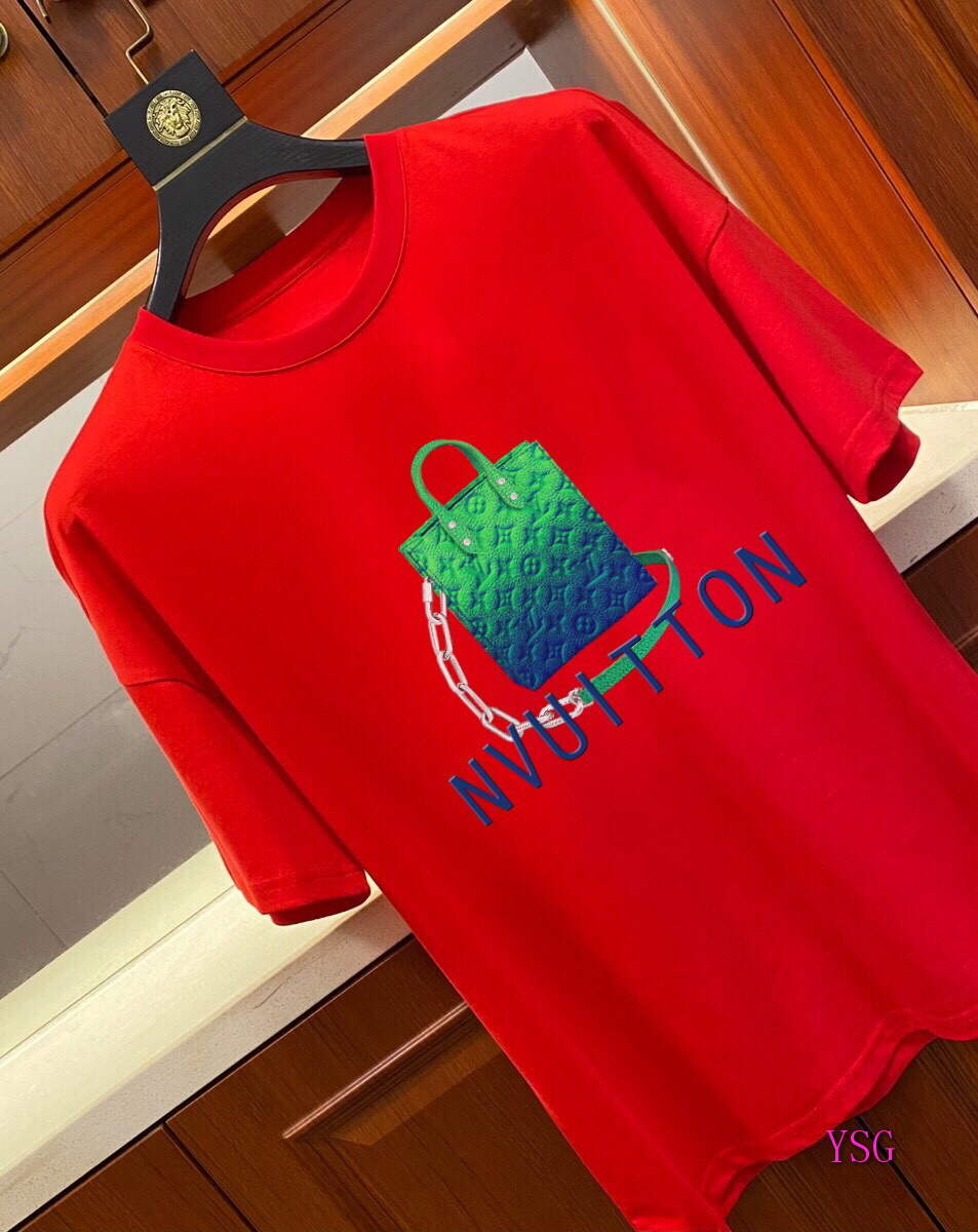 LV Men T-Shirts Louis Vuitton Fashion Clothing L60170