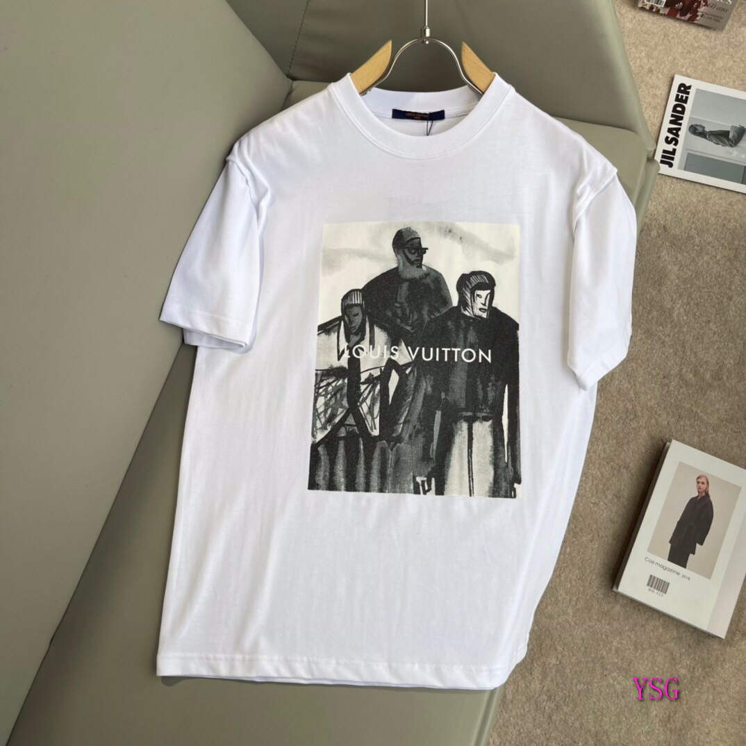 LV Men T-Shirts Louis Vuitton Fashion Clothing L60172