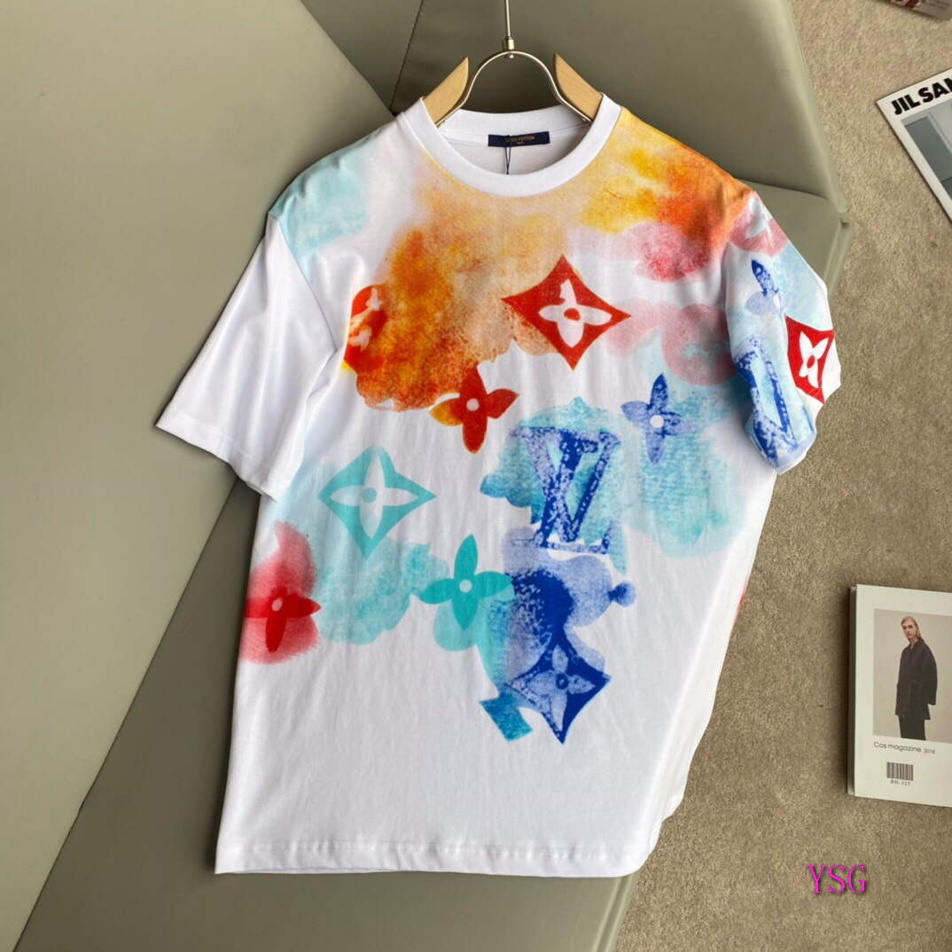 LV Men T-Shirts Louis Vuitton Fashion Clothing L60174